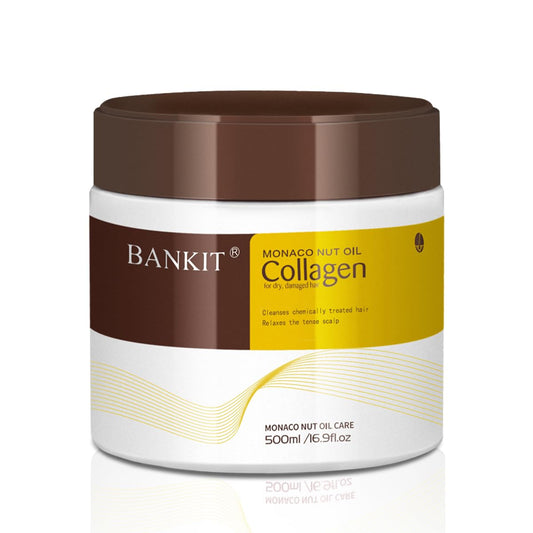 BANKIT Collagen Hair Repair Mask with Argan Oil Restores Softness & Shine to Dry, Damaged Hair